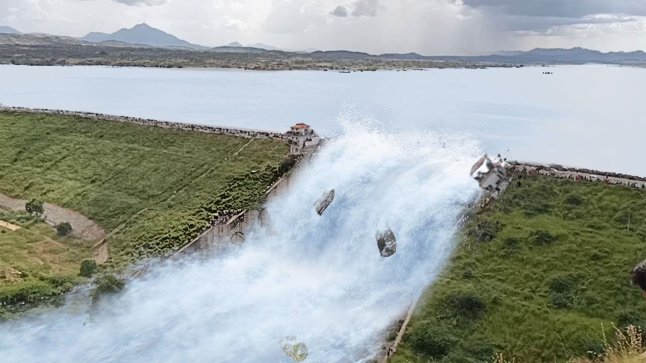 Massive Dam Failures Caught on Camera What The Heck?
