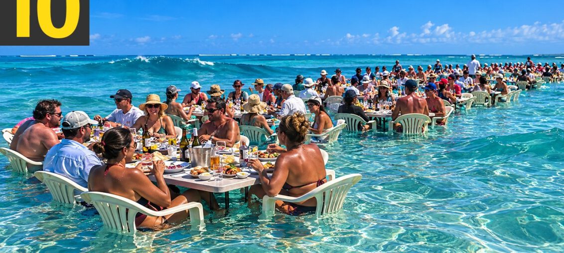 Unusual restaurants around the world featuring spectacular locations and extraordinary dining experiences.